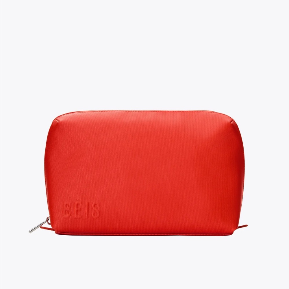 BÉIS Medium Cosmetic Pouch in Flame